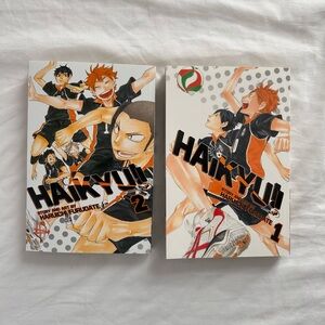 Haikyuu!! Manga Volumes 1 and 2